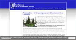 Desktop Screenshot of praezision-eibau.de